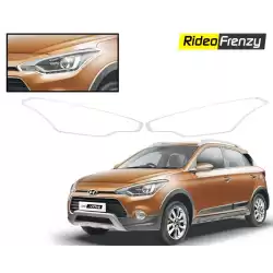 Buy Premium Hyundai Elite i20 / Active Chrome HeadLight Covers at low prices-RideoFrenzy