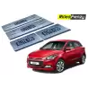Buy Hyundai Elite i20 Stainless Steel Door Scuff Sill Plate with blue LED at low prices-RideoFrenzy