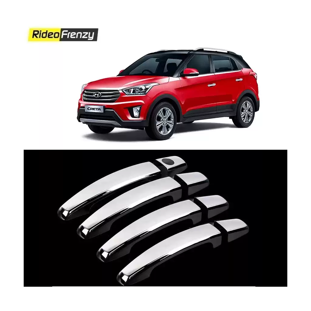 Buy Hyundai Creta Door Chrome Handle Covers at low prices-RideoFrenzy