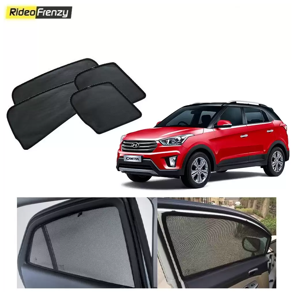Buy Hyundai Creta Magnetic Window Sunshades at low prices-RideoFrenzy