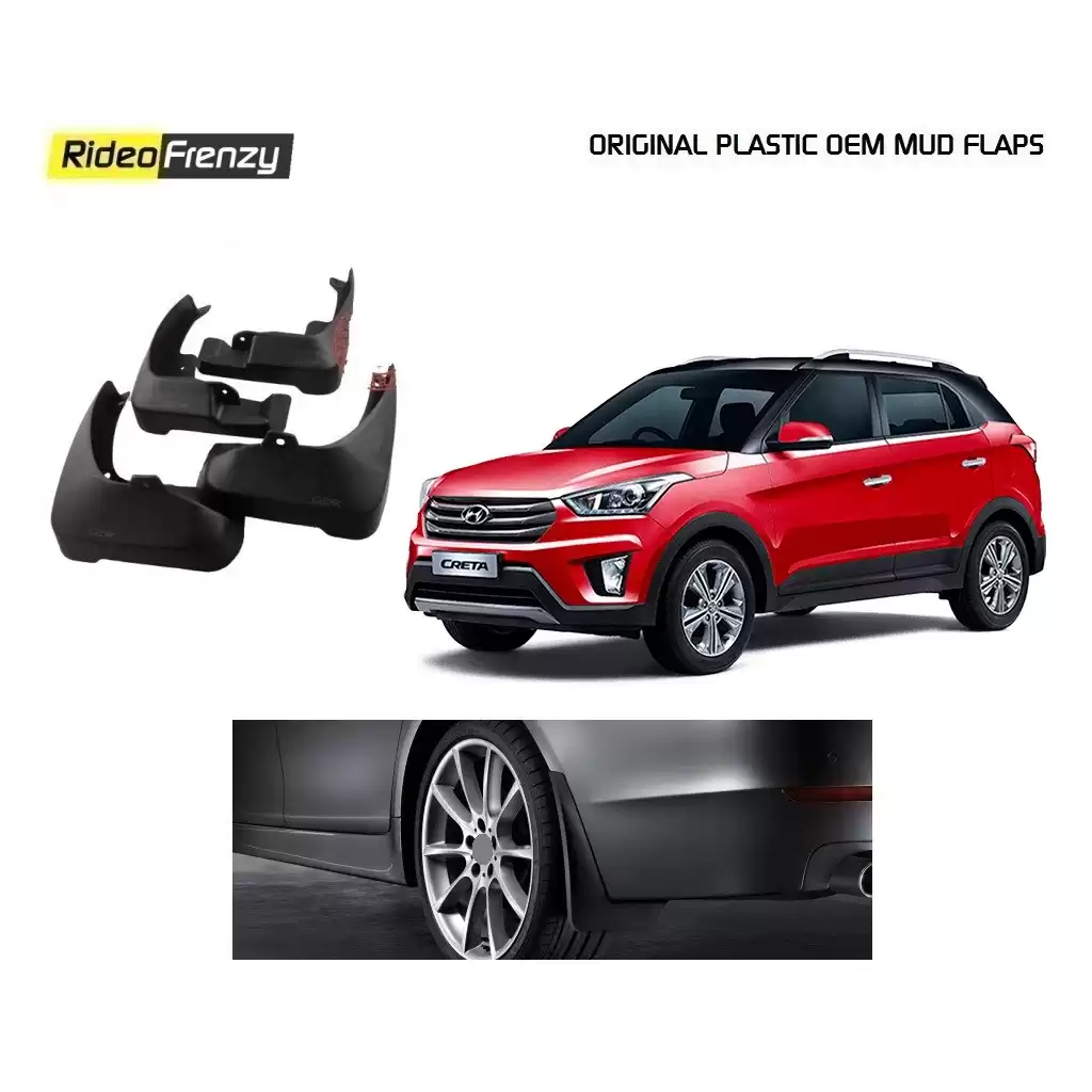 Buy Hyundai Creta Original OEM Mud Flaps at low prices-RideoFrenzy
