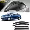 Buy Unbreakable Volkswagen Vento Door Visors in ABS Plastic at low prices-RideoFrenzy