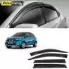 Buy Unbreakable Nissan Micra Door Visors in ABS Plastic at low prices-RideoFrenzy