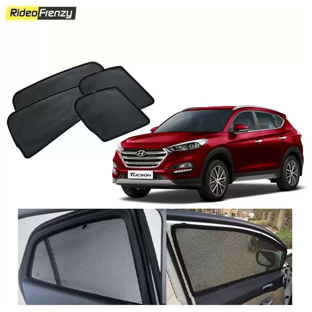 Buy Hyundai Tucson Magnetic Car Window Sunshade at low prices-RideoFrenzy