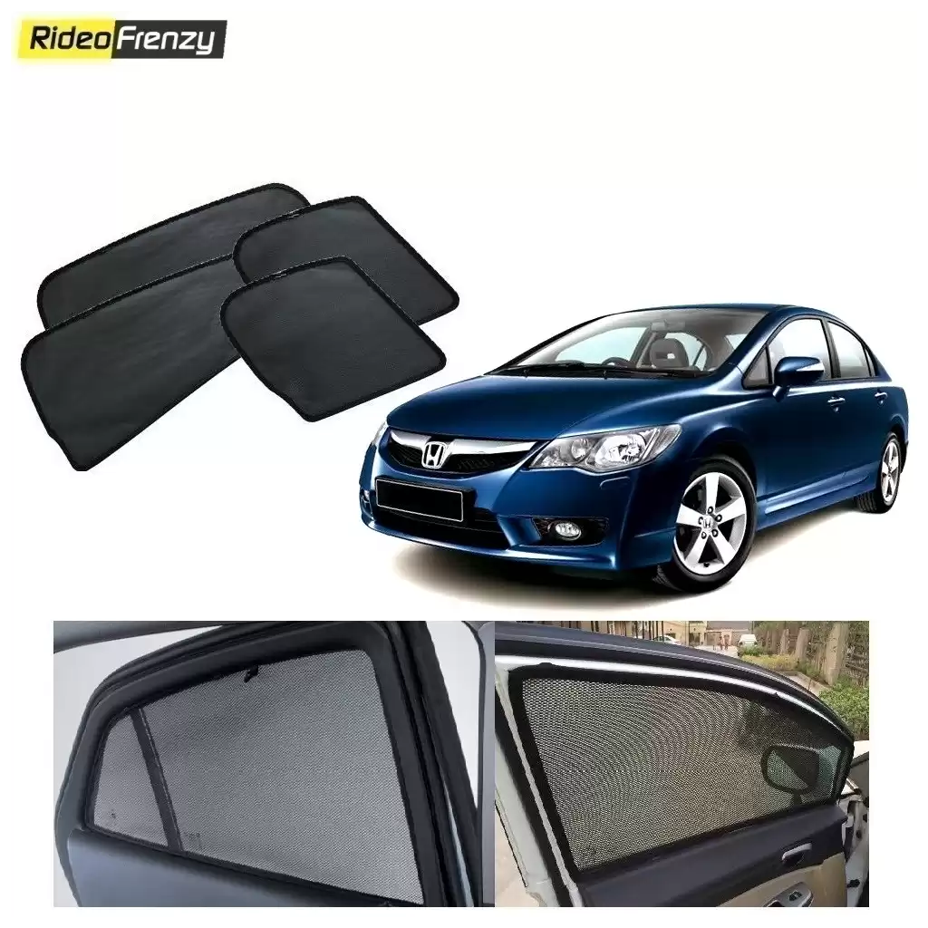 Buy Honda Civic Magnetic Car Window Sunshade at low prices-RideoFrenzy
