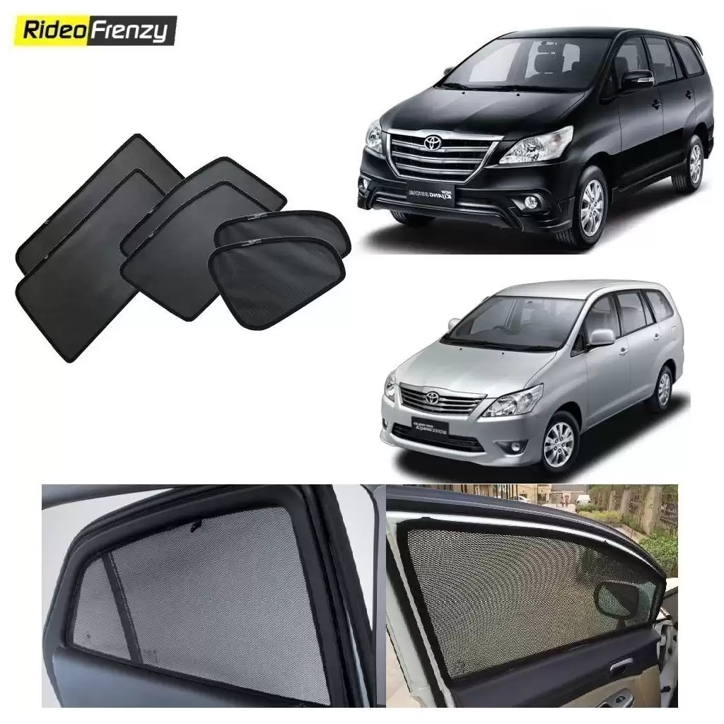 Buy Toyota Innova Magnetic Car Window Sunshades-6 pcs at low prices-RideoFrenzy