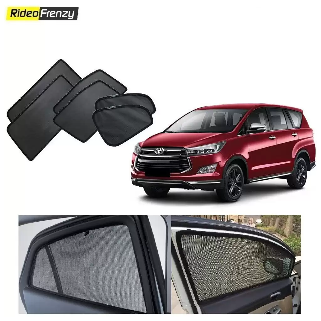 Buy Toyota Innova Crysta Magnetic Car Window Sunshades at low prices-RideoFrenzy