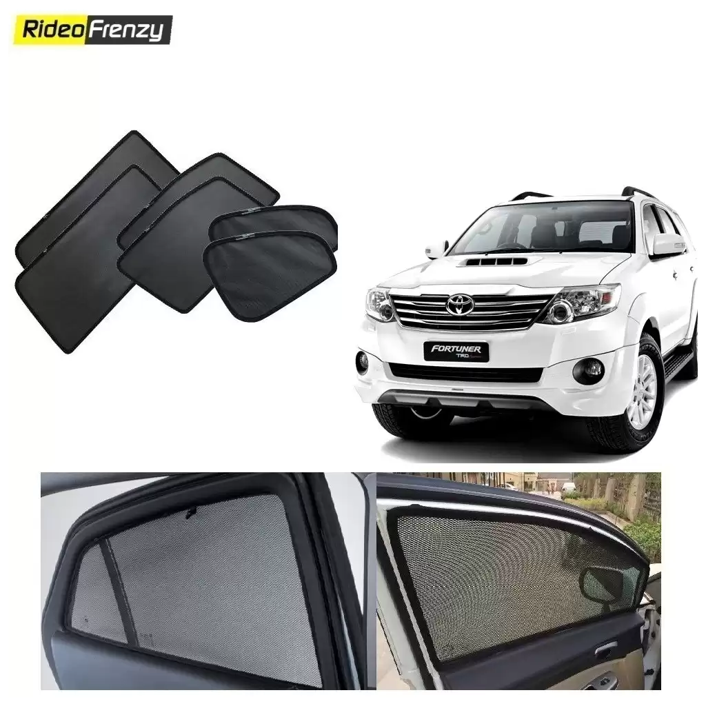 Buy Toyota Fortuner Magnetic Car Window Sunshade at low prices-RideoFrenzy