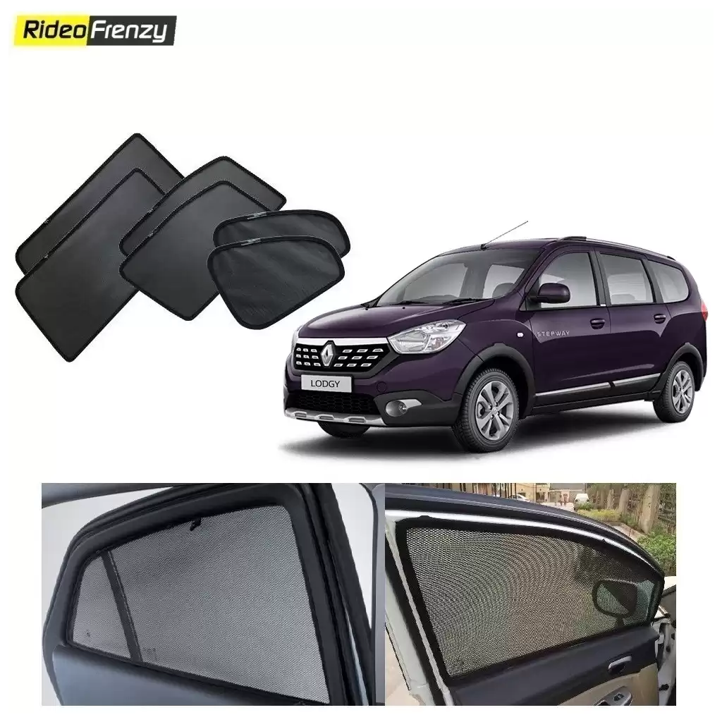 Buy Renault Lodgy Magnetic Car Window Sunshade online India | Rideofrenzy