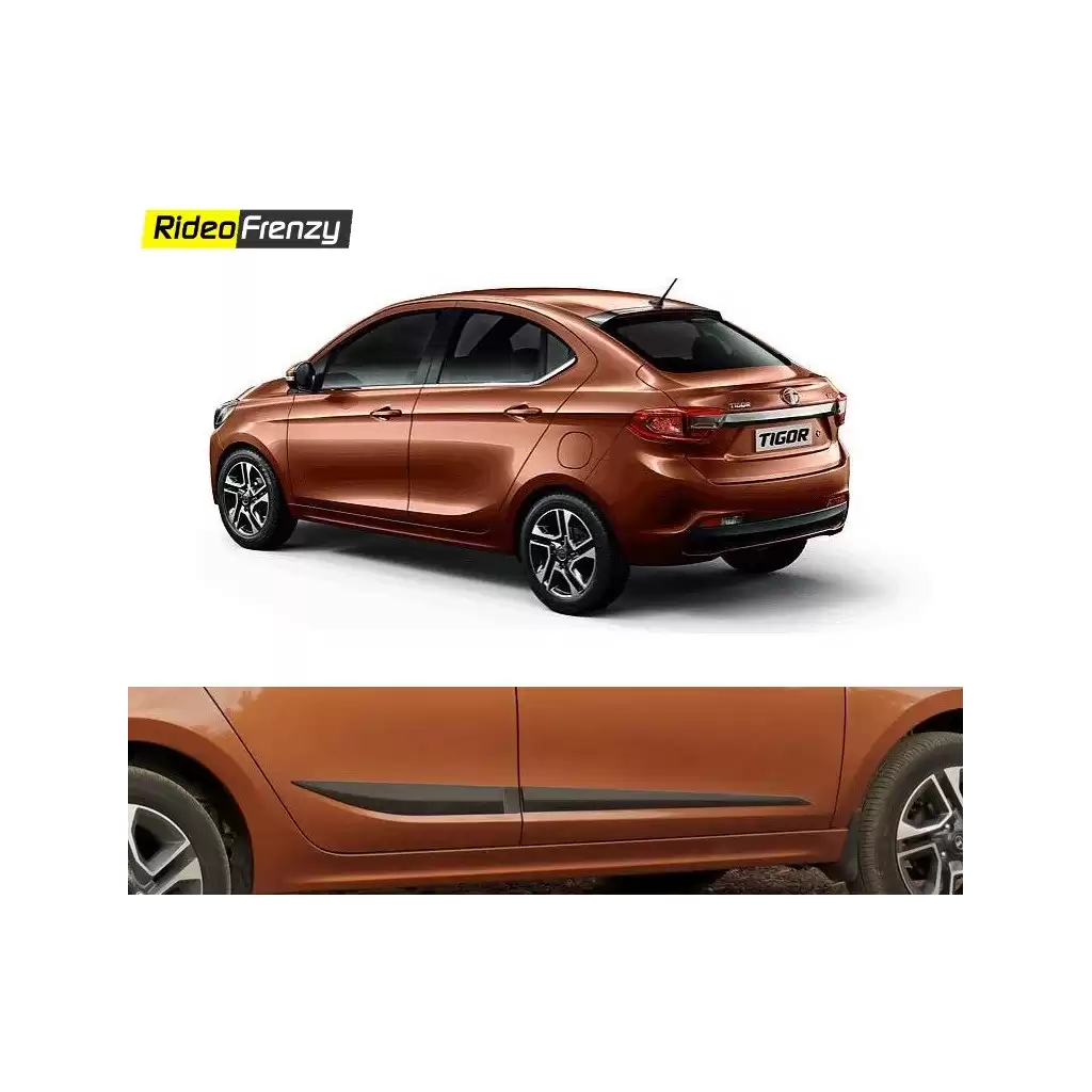 Buy Original Tata Tigor Matt Black Side Beading at low prices-RideoFrenzy