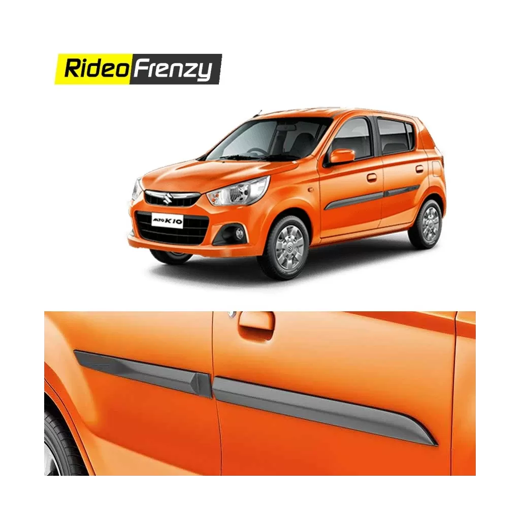 Buy Original OEM Alto K10 Matt Black Side Beading at low prices-RideoFrenzy