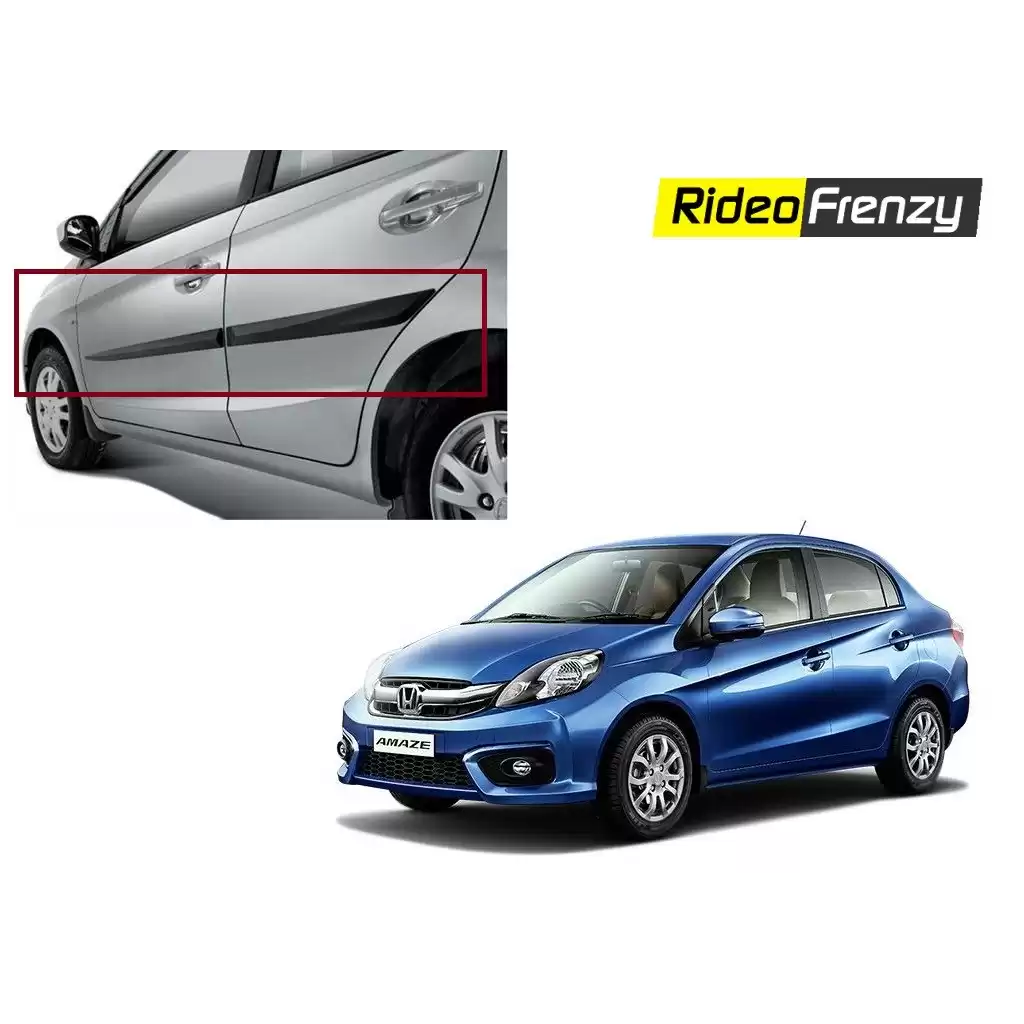 Buy Original Matt Black Side Beading for Honda Amaze at low prices-RideoFrenzy