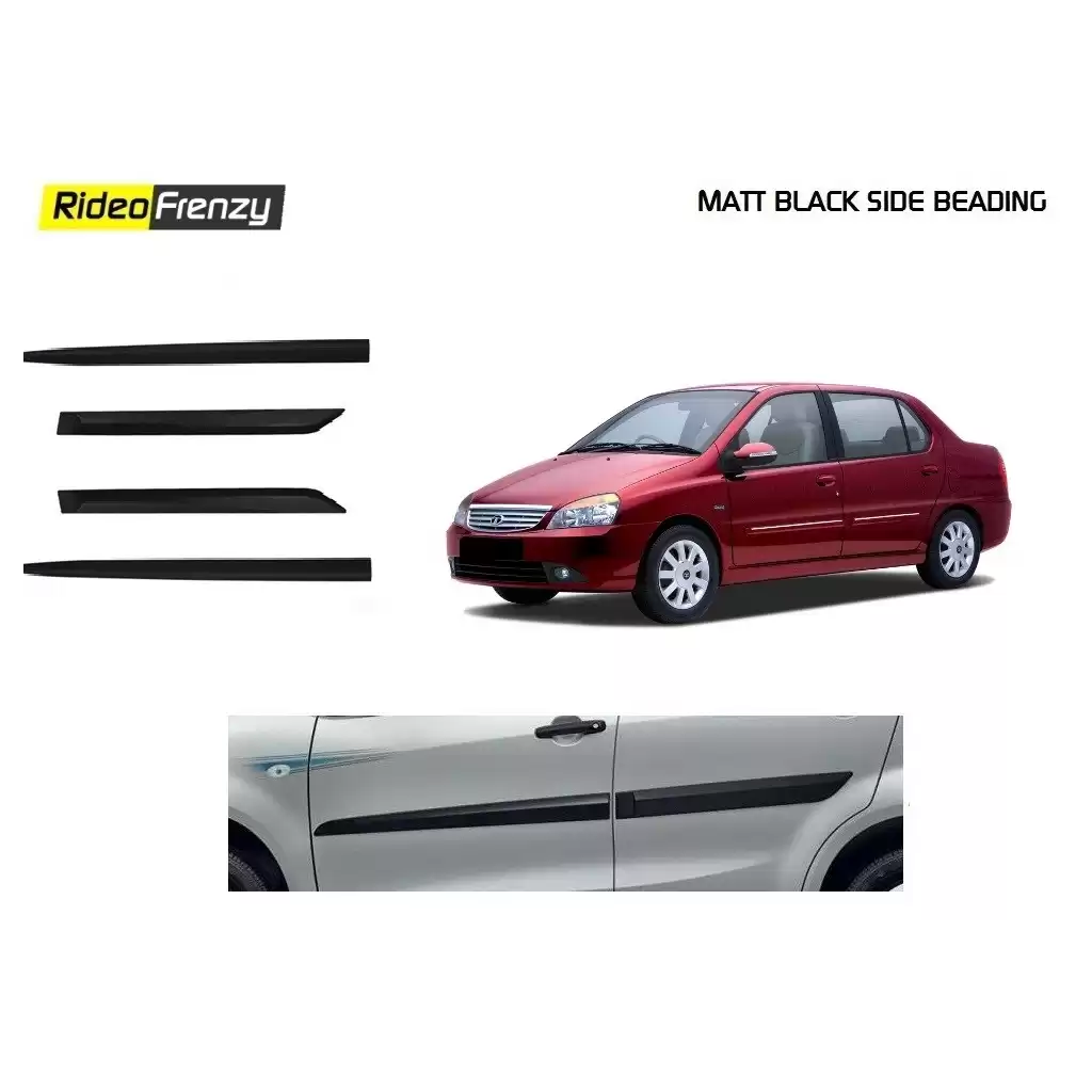 Original Matt Black Side Beading for Tata Indigo