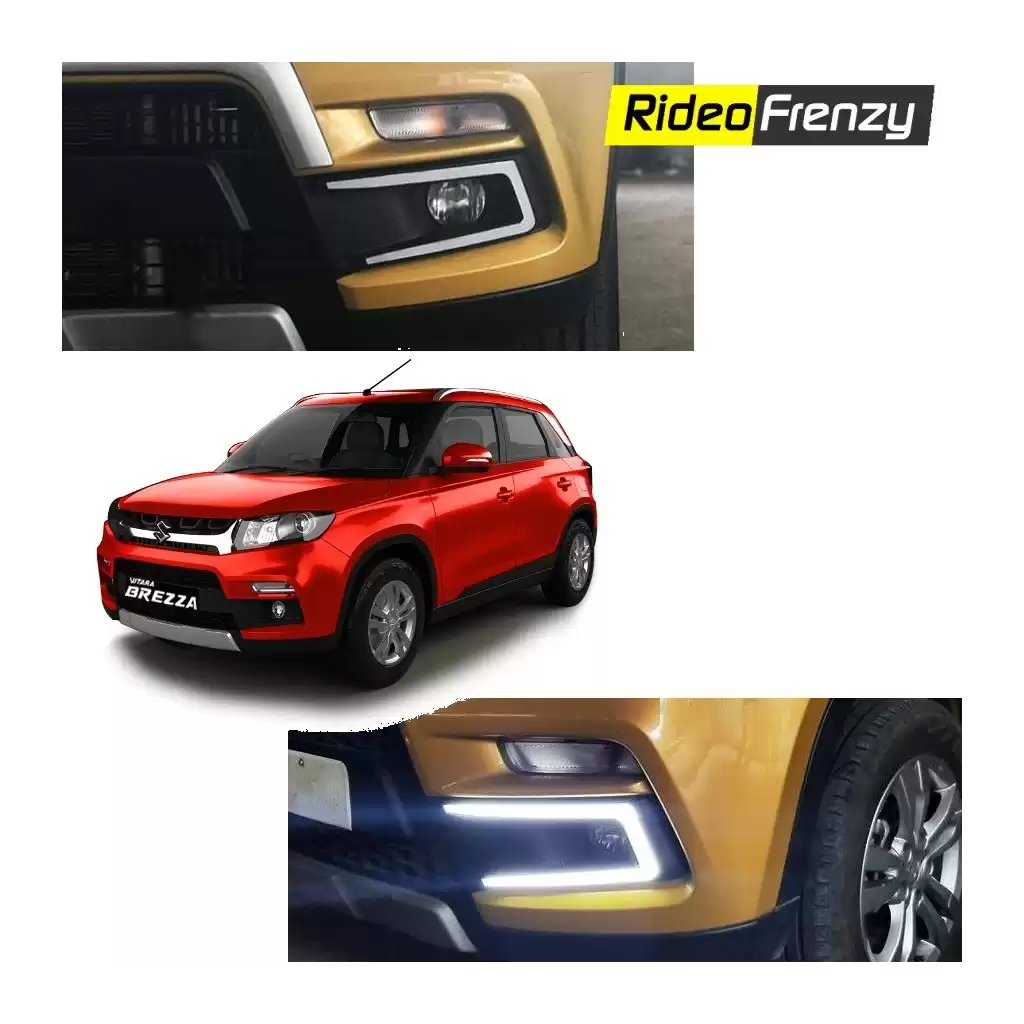 Buy Vitara Brezza LED DRL Day Time Running Lights | 100% Genuine