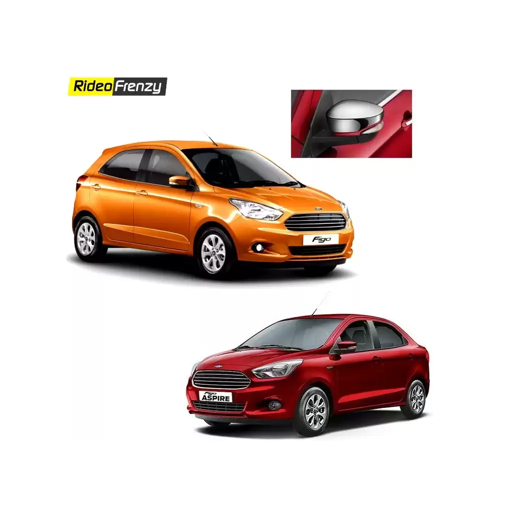 Buy Figo Aspire/New Figo Chrome Mirror Covers at low prices-RideoFrenzy