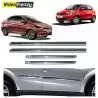 Buy Tata Tiago & Tigor Silver Chrome inserted Side Beading at low prices-RideoFrenzy