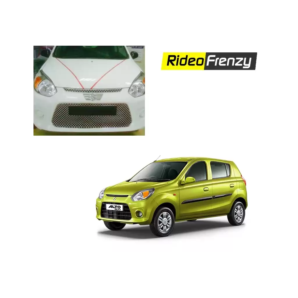 Buy New Model Maruti Alto 800 Chrome Grill Covers at low prices-RideoFrenzy