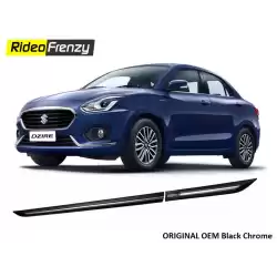 Buy Maruti Suzuki Dzire 2017 Black Side Impact Beading | Original OE Type