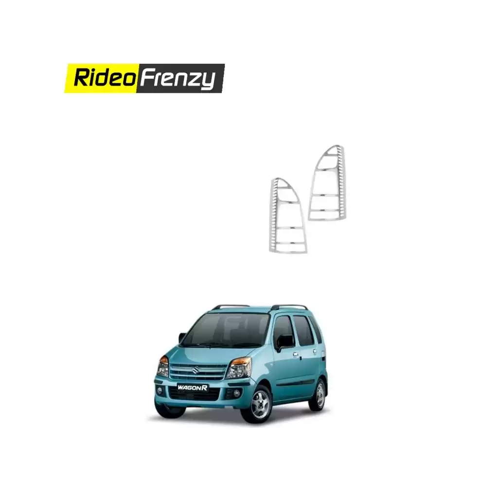 Buy Maruti WagonR type2 Chrome Tail Light Cover at low prices-RideoFrenzy