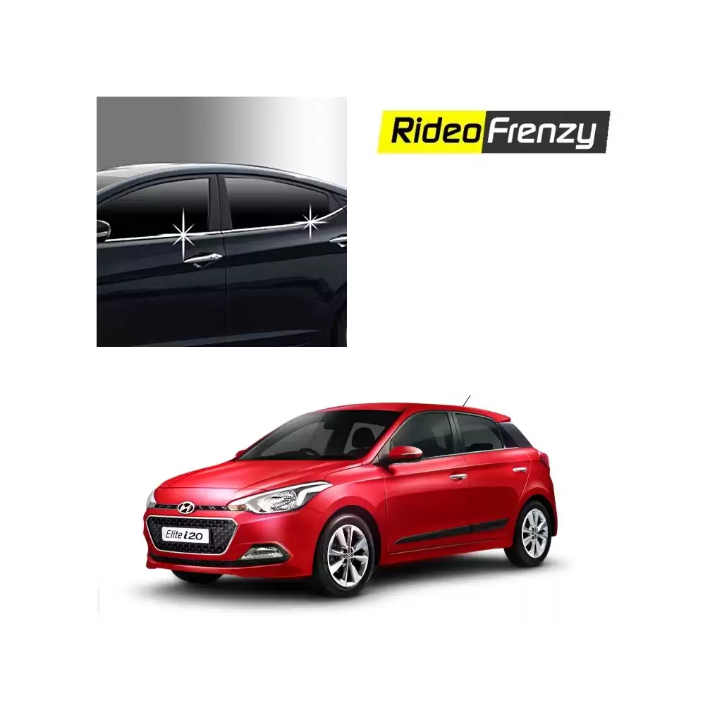 Buy Hyundai Elite i20 Chrome Lower window garnish at low prices-RideoFrenzy