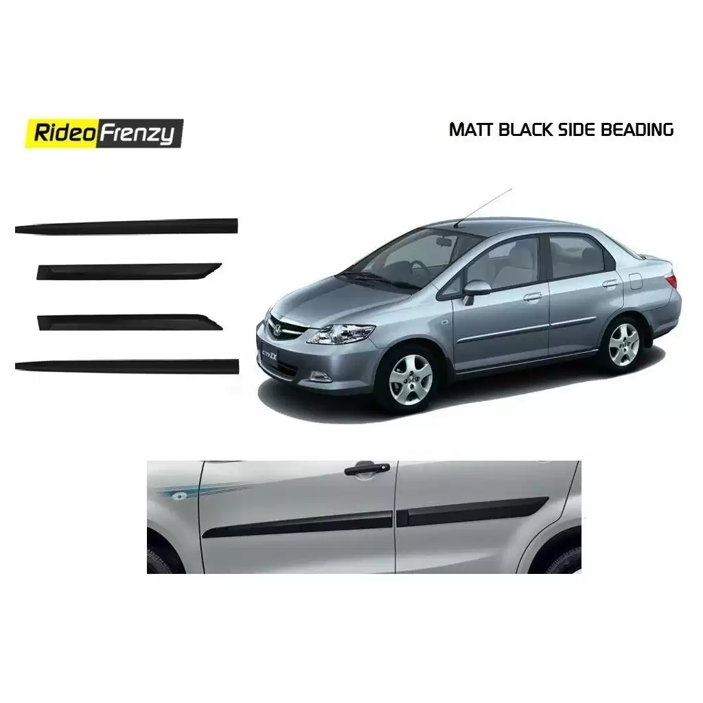 Buy Original Matt Black Side Beading for Honda City Zx online at low prices-RideoFrenzy