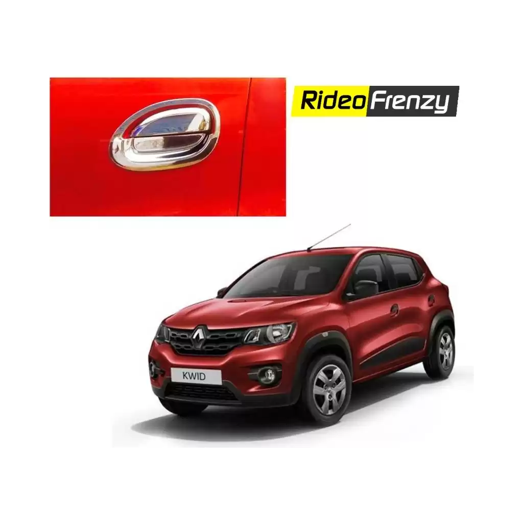 Buy Renault Kwid Full Chrome Handle Covers online at low prices-RideoFrenzy