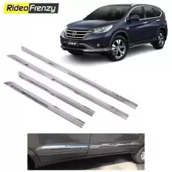 Buy Stainless Steel Honda CRV Chrome Side Beading online at low prices-RideoFrenzy