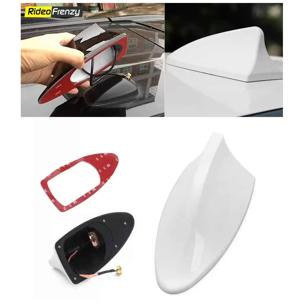 Buy White Signal Booster Shark Fin Replacement Antenna Online | Best Selling
