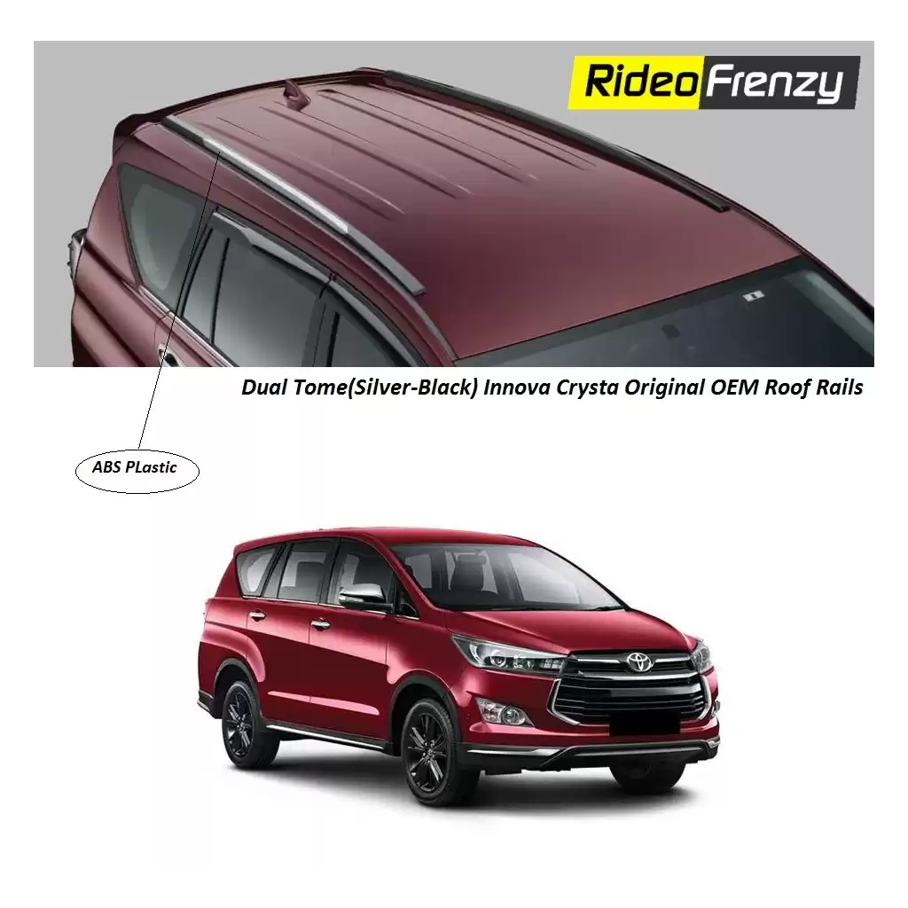 Buy Innova Crysta Original Roof Rails at lowest price in India