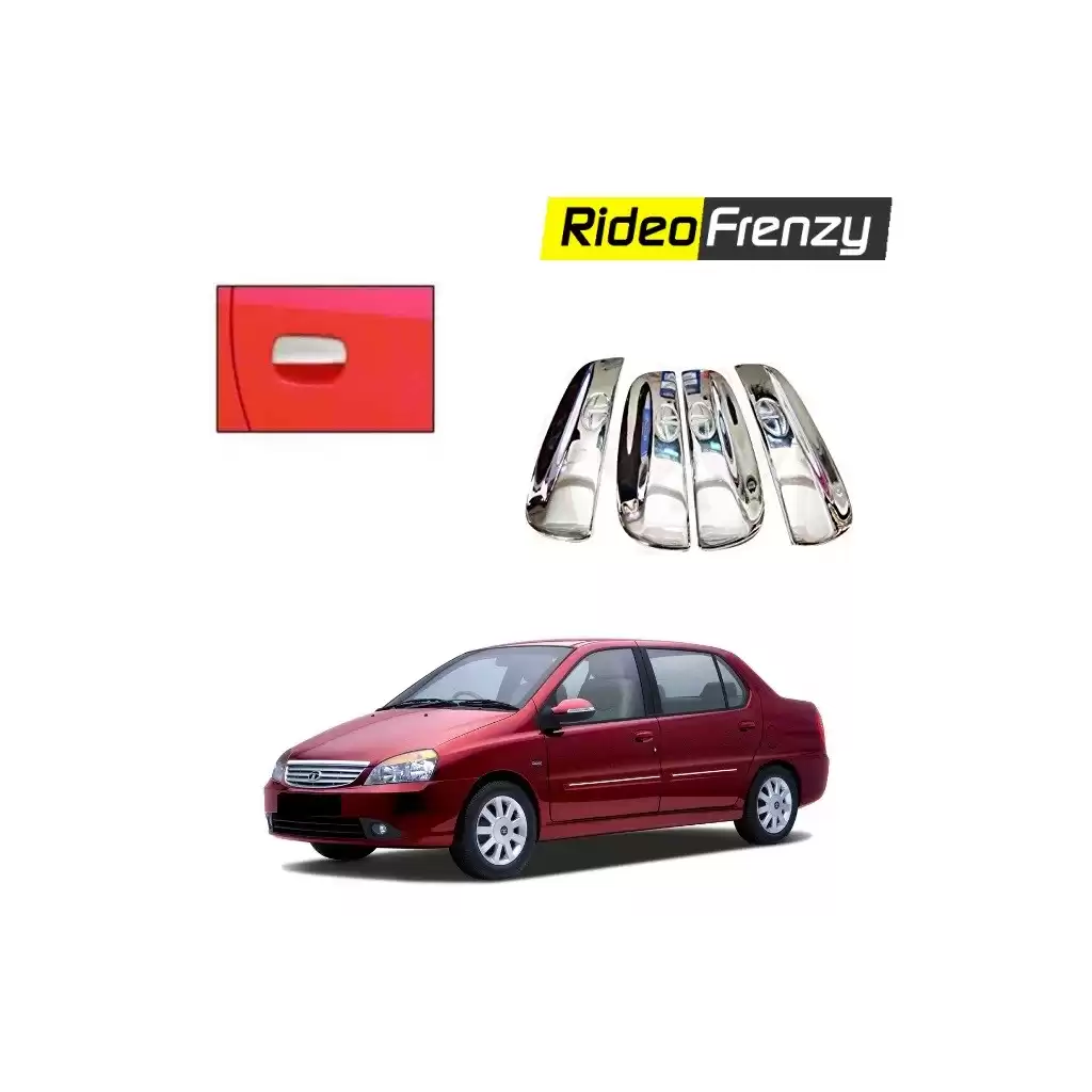 Buy Tata Indigo Door Chrome Handle Covers online at low prices-RideoFrenzy
