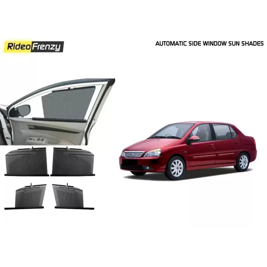 Buy Tata Indigo Automatic Side Window Sun Shades online at low prices-RideoFrenzy