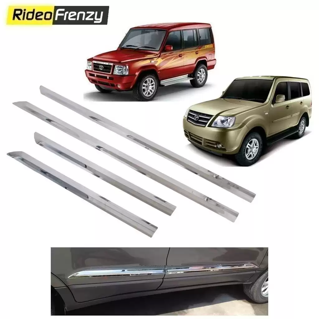 Buy Stainless Steel Tata Sumo Chrome Side Beading online at low prices-RideoFrenzy Buy Stainless Steel Tata Sumo Chrome Side Beading online at low prices-RideoFrenzy