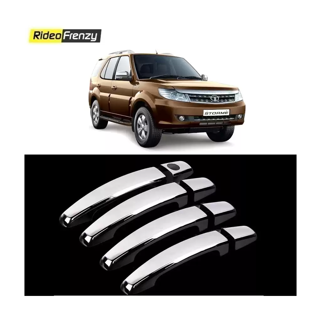 Buy Tata Safari Storme Door Chrome Handle Cover online at low prices-RideoFrenzy