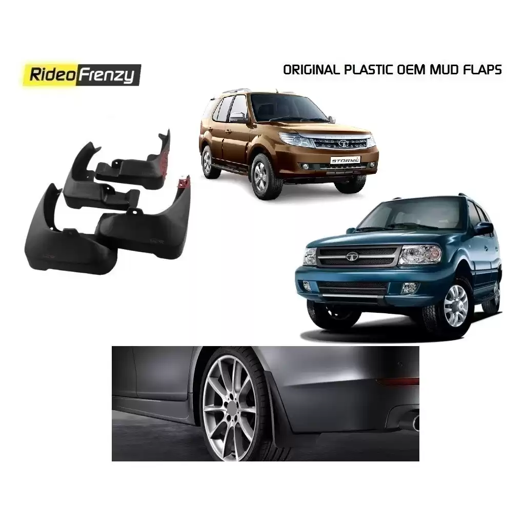 Buy Original OEM Tata Safari Mud Flaps online at low prices-RideoFrenzy