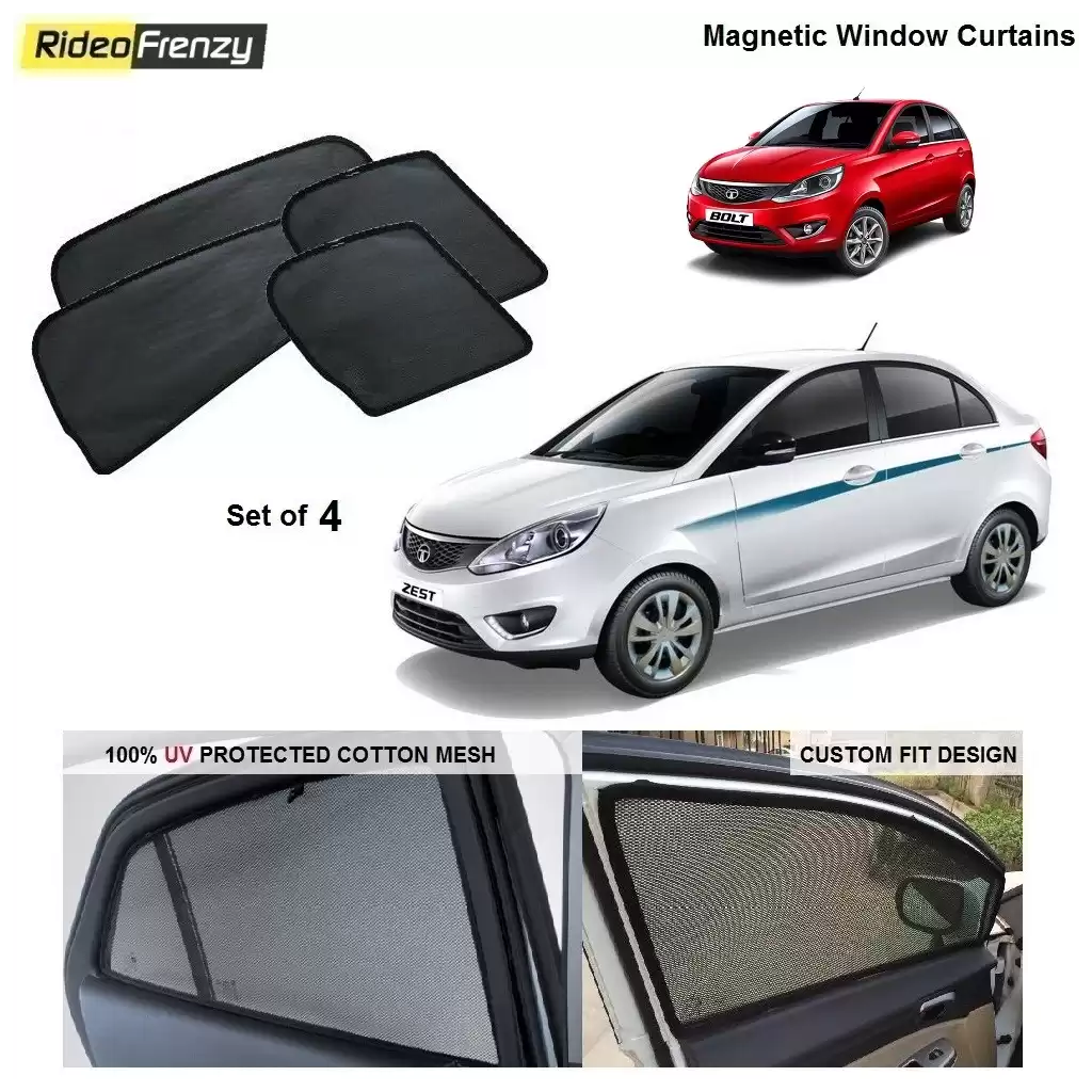 Buy Tata Zest & Bolt Magnetic Car Window Sunshade online at low prices-RideoFrenzy