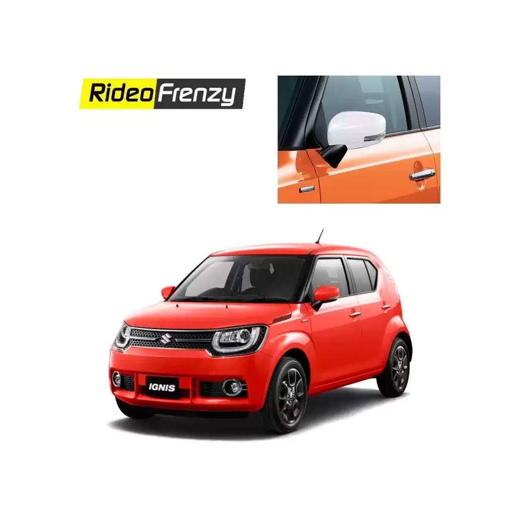 Buy Maruti Ignis Chrome Mirror Covers online at Low prices-RideoFrenzy