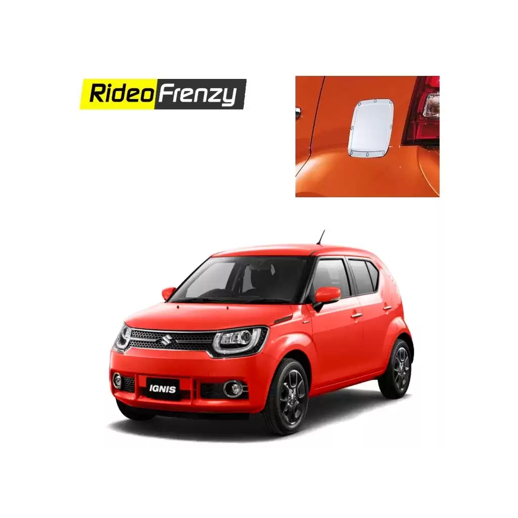Buy Maruti Ignis Chrome Petrol Tank Covers online at Low prices-RideoFrenzy