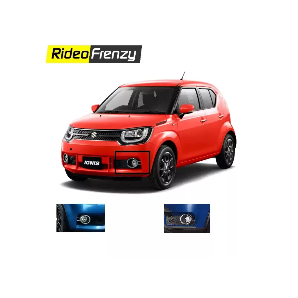 Buy Maruti Ignis Chrome Fog Lamps Covers/Rim online at Low prices-RideoFrenzy