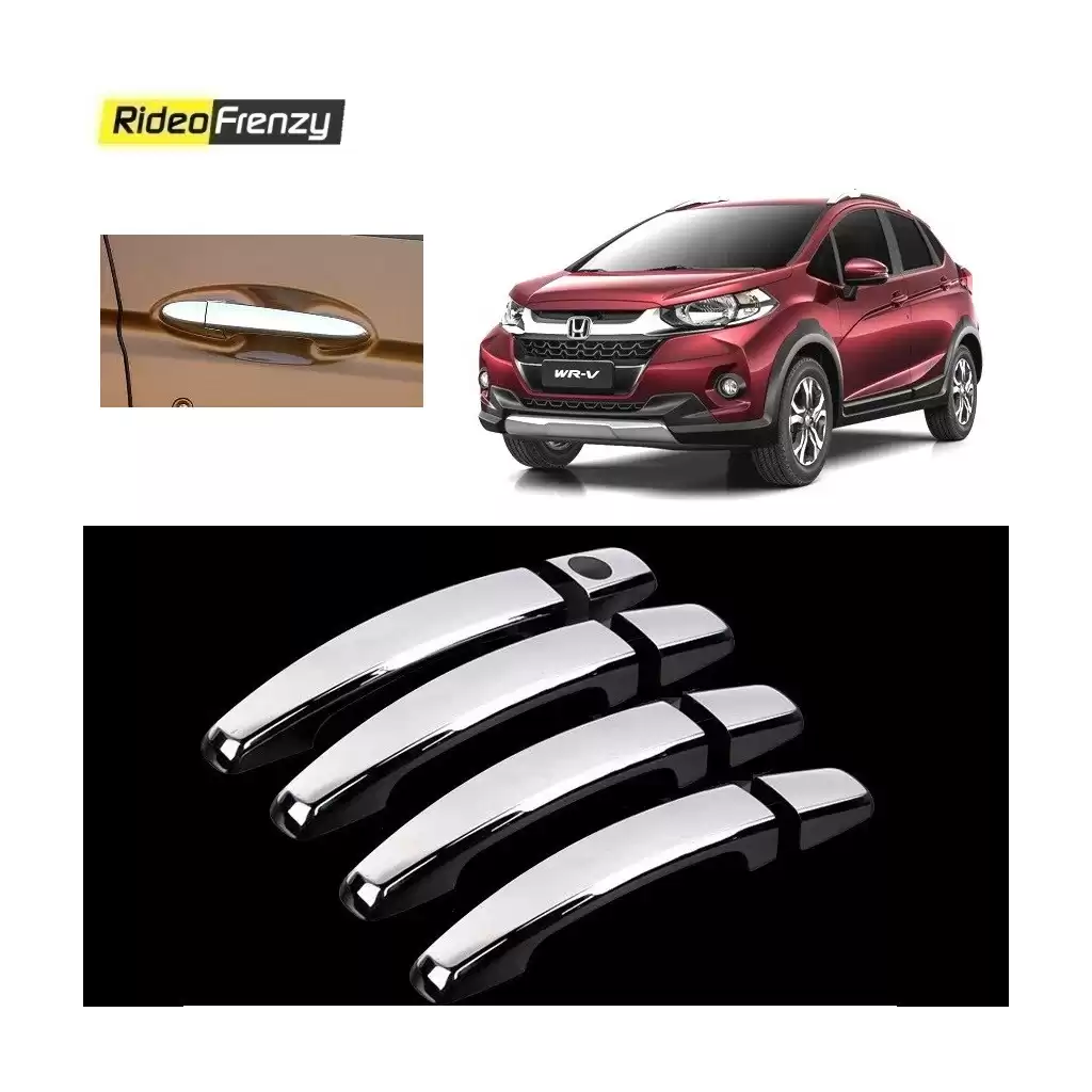 Buy Honda WRV Door Chrome Handle Covers online at low prices-RideoFrenzy