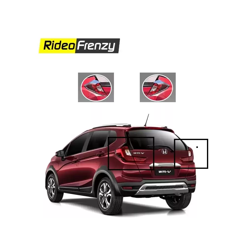 Buy Honda WRV Chrome Tail Light Covers online at Low prices-RideoFrenzy