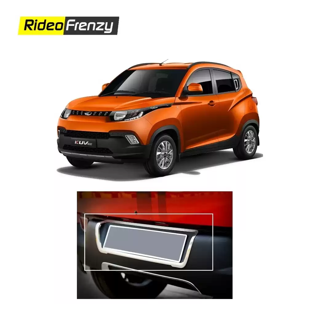 Buy Mahindra KUV100 Number Plate Cover Outline online at low prices-RideoFrenzy