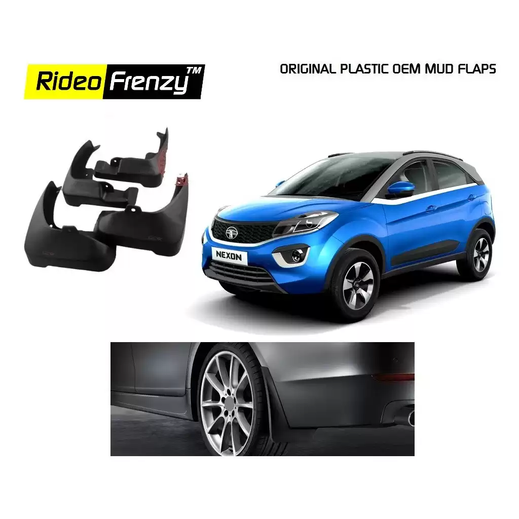 Buy Original OEM Tata Nexon Mud Flaps at low prices-RideoFrenzy