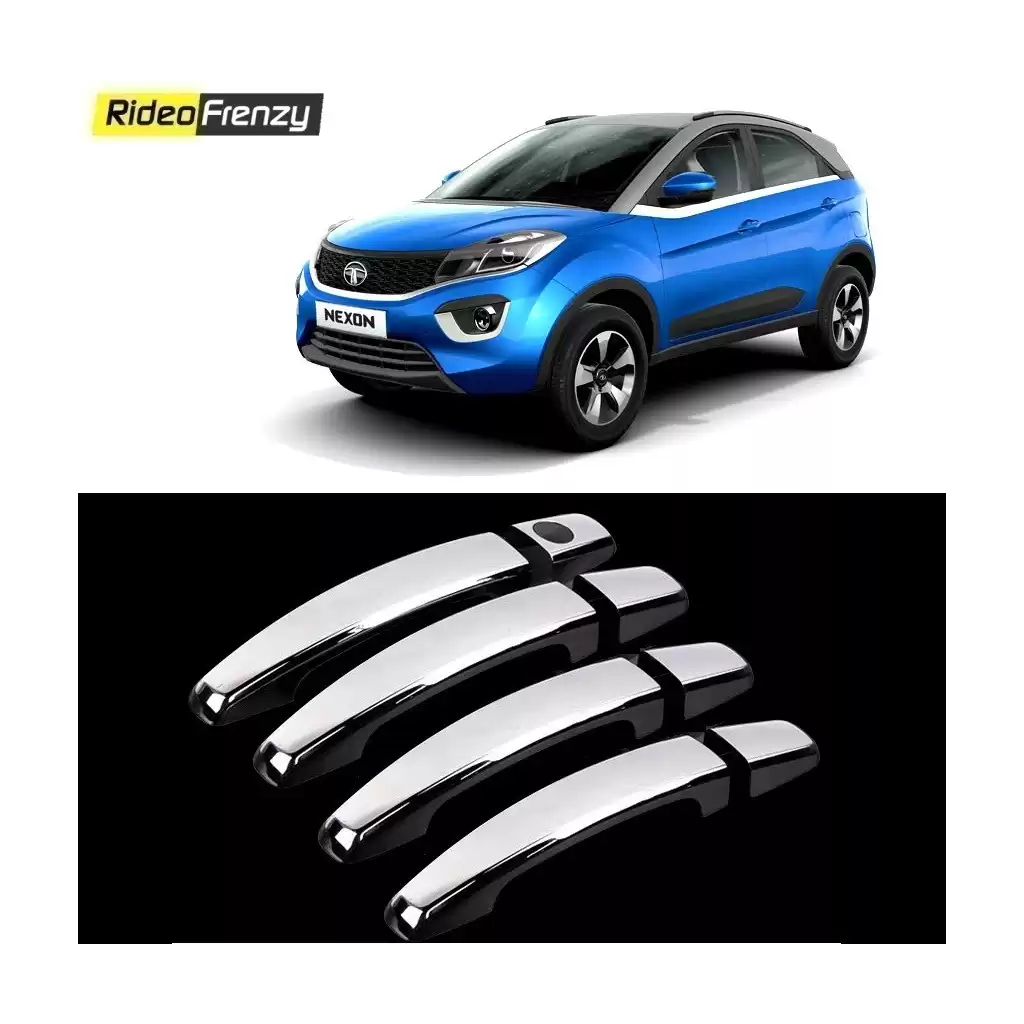 Buy Door Chrome Catch/Handle Cover for Tata Nexon at low prices-RideoFrenzy