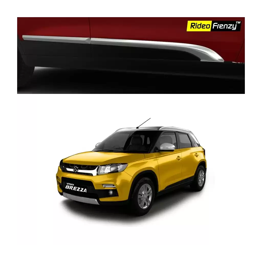 Buy Vitara Brezza Original Chrome Side Moulding Online | 100% Genuine