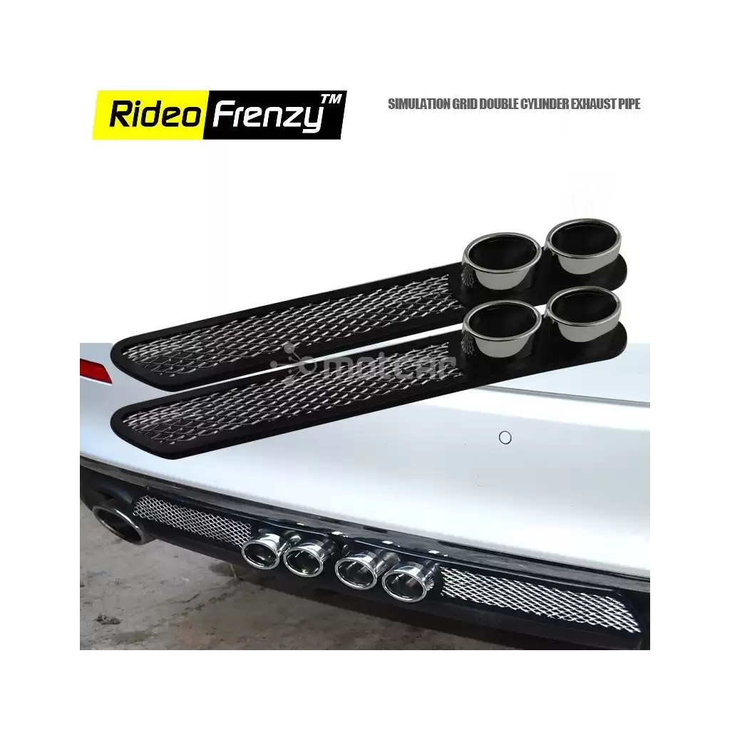 AMG Style Double Cylinder Decorative Exhaust