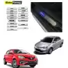 Buy Toyota Etios Stainless Steel Sill Plate with Blue LED online at low prices-Rideofrenzy
