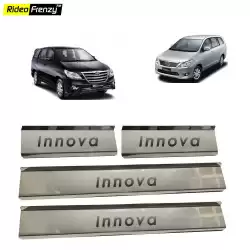 Buy Toyota Innova Stainless Steel Sill Plates online at low prices-Rideofrenzy