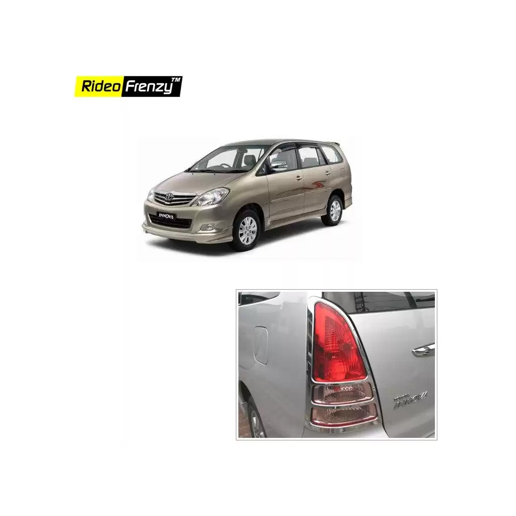 Buy Chrome Tail Light Cover for Toyota Innova 2nd Gen online at low prices-Rideofrenzy Buy Chrome Tail Light Cover for Toyota Innova 2nd Gen online at low prices-Rideofrenzy