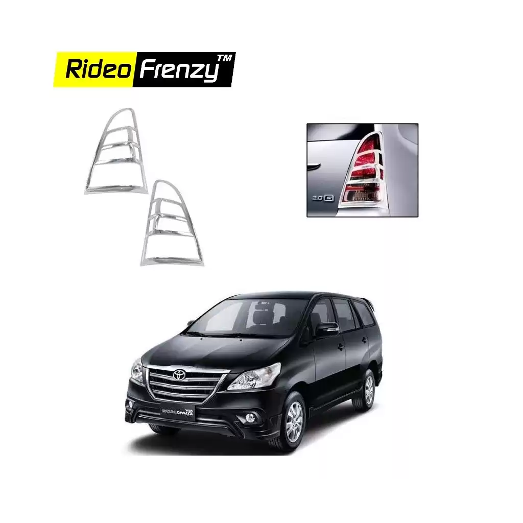 Buy New Toyota Innova Chrome Tail Light Covers online at low prices-Rideofrenzy