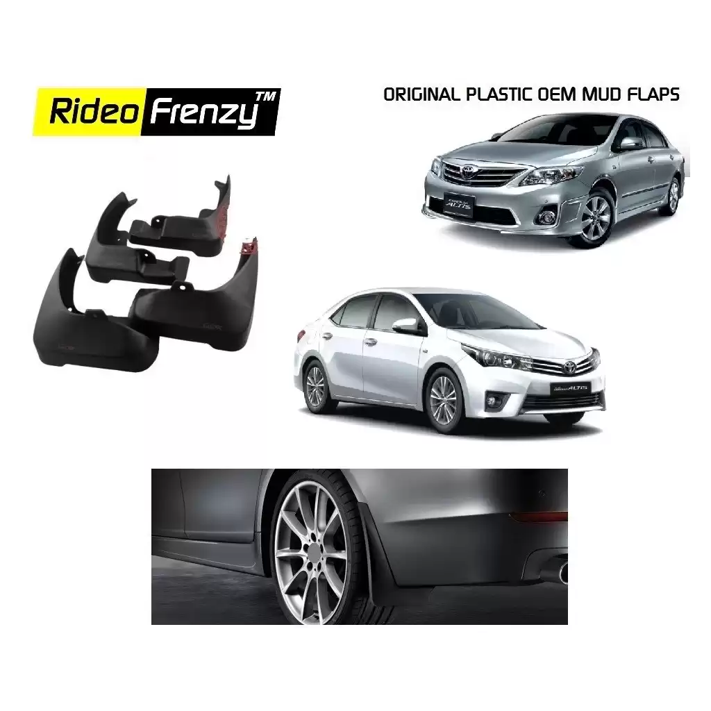 Buy Plastic OEM Toyota Corolla Altis Mud Flaps online at low prices-Rideofrenzy